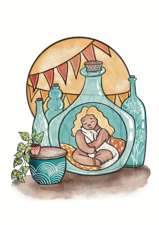 Lady in a bottle
